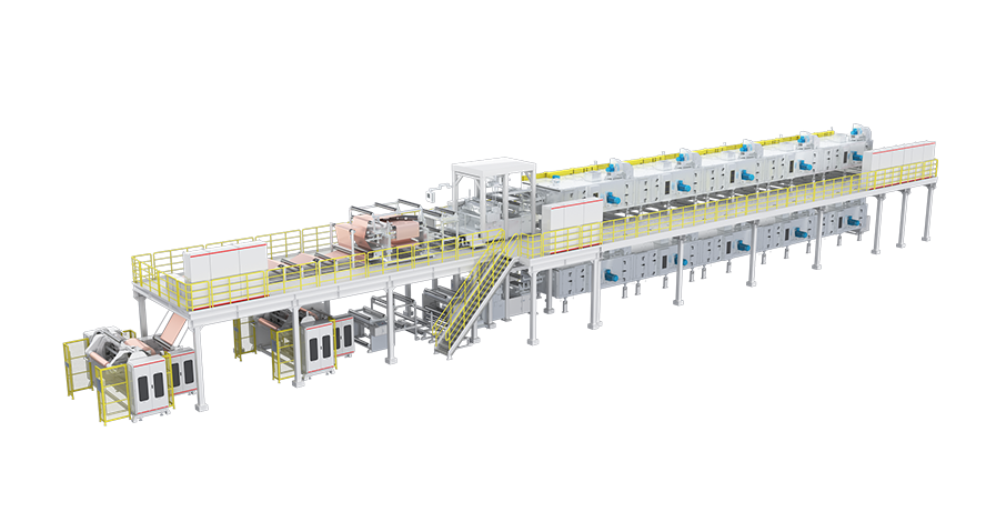double-layer super-e coating machine